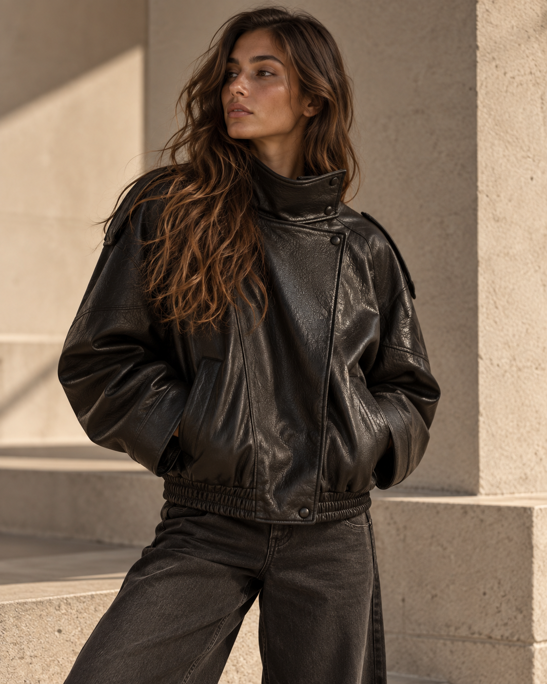Chaqueta de Cuero