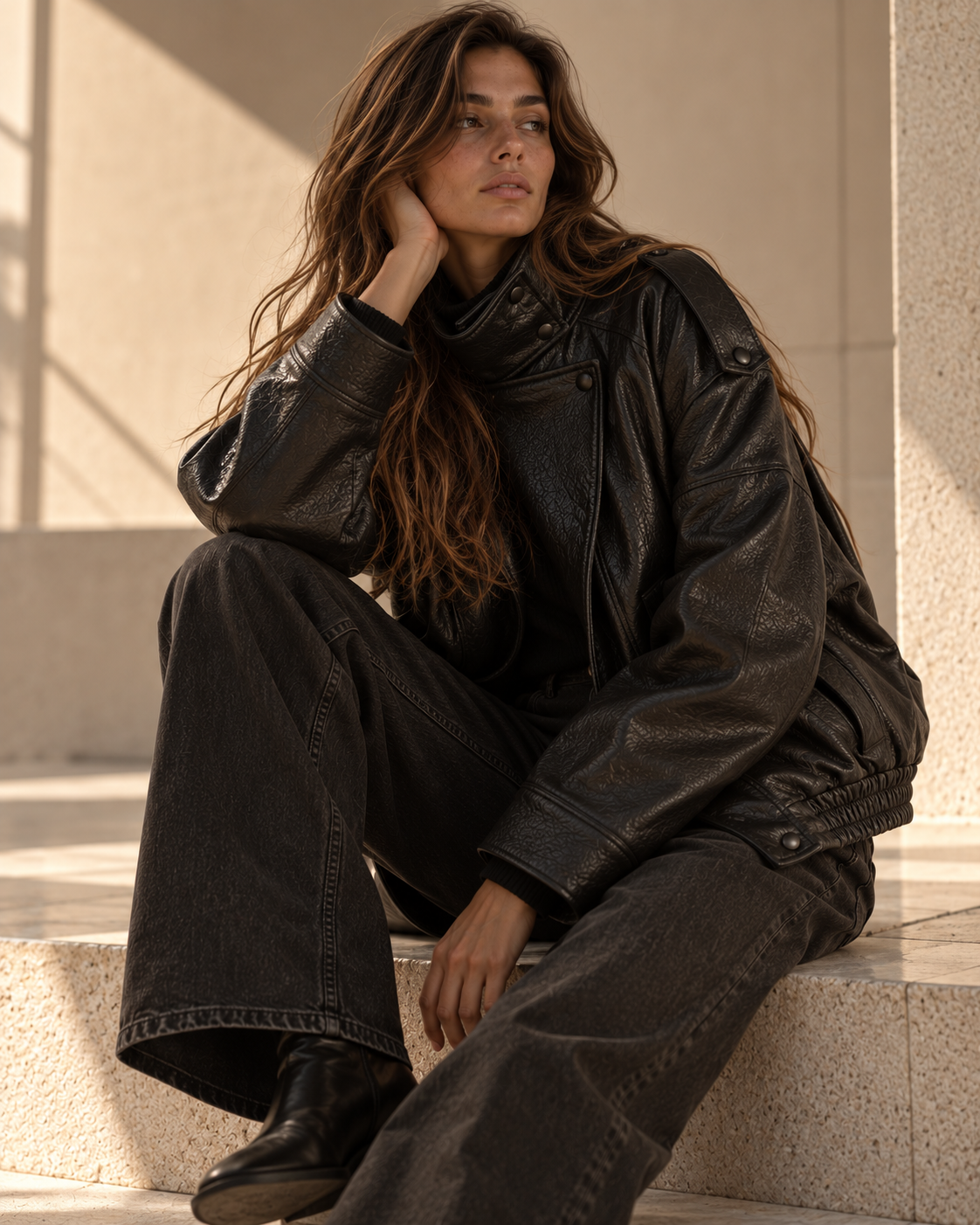 Chaqueta de Cuero