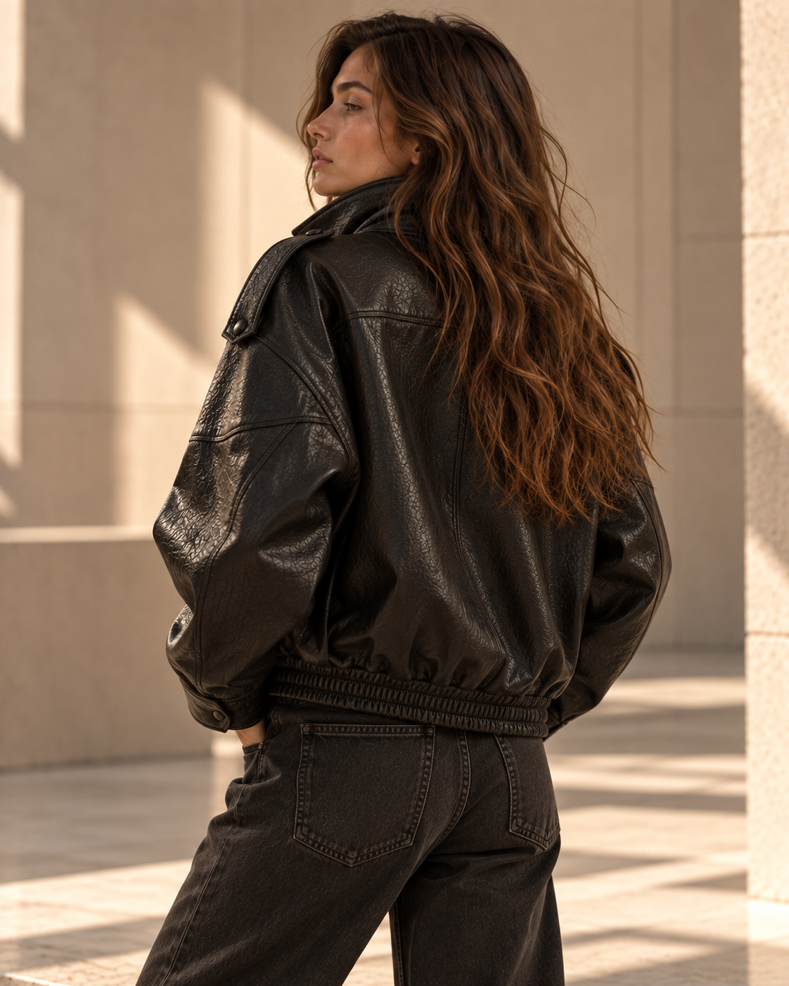 Chaqueta de Cuero