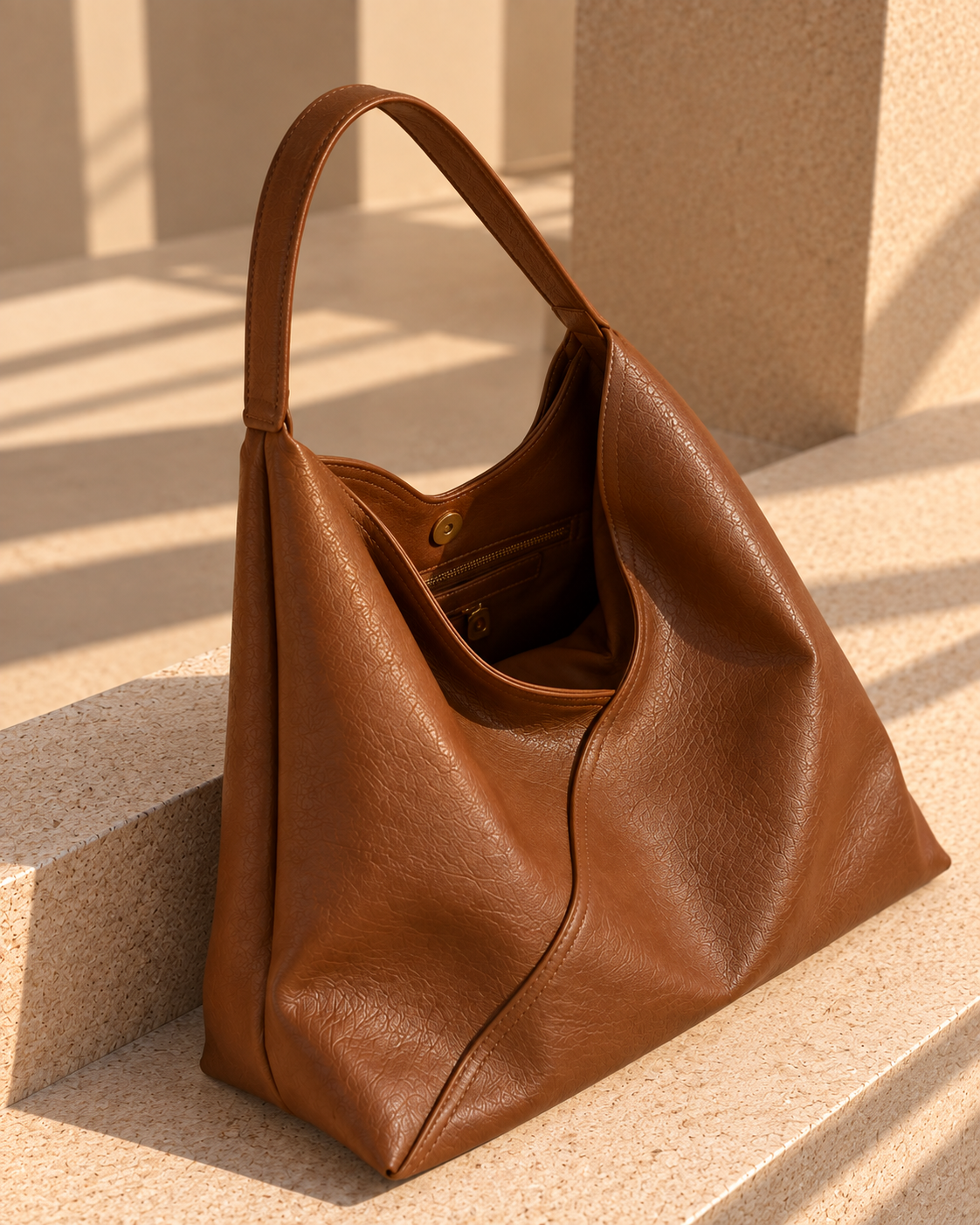 Bolso Hobo Piel