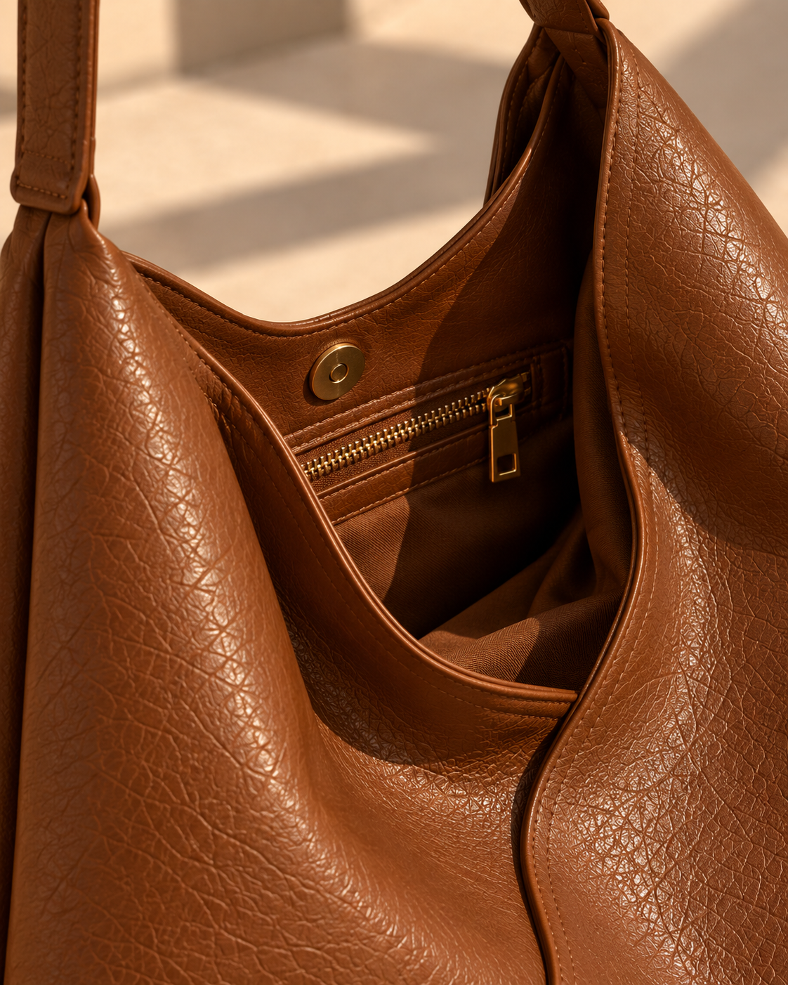 Bolso Hobo Piel