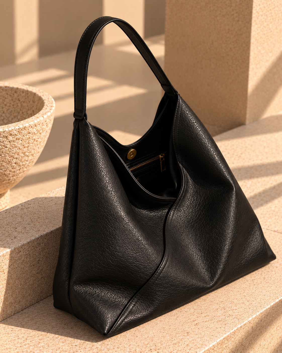 Bolso Hobo Piel