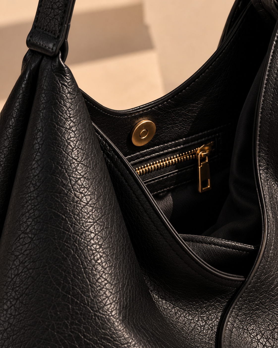 Bolso Hobo Piel